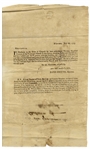 Rare Revolutionary War Broadside From the Beginning of the War in July 1775 -- ...A large Number of Shirts, Stockings and Summer Breeches are wanted immediately for the Use of the Army...